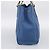Miu Miu Tote Bag Leather Blue Gold Auth am12943V - Jerrillo - vista 3