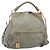Miu Miu Shoulder Bag Vitellolux 2way Light Blue Gold Auth 210007A - Jerrillo