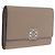 LOEWE Bifold Wallet Leather Beige Silver Auth 212160M - Jerrillo