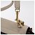 Trapèze Céline CELINE Trapeze Hand Bag Leather 2way Beige Gold Auth 213382A - Jerrillo - vista 20