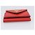 PRADA Trifold Wallet Leather Red Gold Tone Auth 212128M - Jerrillo - vista 6