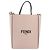 FENDI Hand Bag Leather 2way Pink Gold Auth 213439 - Jerrillo