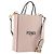 FENDI Hand Bag Leather 2way Pink Gold Auth 213439 - Jerrillo - vista 2