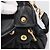 Miu Miu Gathered Hand Bag Leather 2way Black Gold Auth 213459V - Jerrillo - vista 9