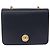 Chloé Chloe Chain Shoulder Bag Leather Navy Gold Auth BA16368 - Jerrillo