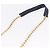 Chloé Chloe Chain Shoulder Bag Leather Navy Gold Auth BA16368 - Jerrillo - vista 9