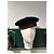 Chanel Cappello da marinaio in lana nero e rosso - vista 5