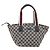 GUCCI GG Canvas Sherry Line Hand Bag Navy Silver 131228 Auth 213464A - Jerrillo - vista 13
