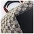 GUCCI GG Canvas Sherry Line Hand Bag Navy Silver 131228 Auth 213464A - Jerrillo - vista 14