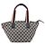 GUCCI GG Canvas Sherry Line Hand Bag Navy Silver 131228 Auth 213464A - Jerrillo - vista 2
