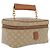 Céline CELINE Macadam Canvas Vanity Hand Bag PVC Beige Gold Auth 210891V - Jerrillo