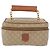 Céline CELINE Macadam Canvas Vanity Hand Bag PVC Beige Gold Auth 210891V - Jerrillo - vista 13