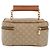 Céline CELINE Macadam Canvas Vanity Hand Bag PVC Beige Gold Auth 210891V - Jerrillo - vista 2