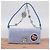 Miu Miu Matelasse Hand Bag Cotton 2way Blue Silver Auth 211290M - Jerrillo - vista 12