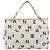 CHANEL Bolsa Tote Matelassé em Tela Branca Tom Dourado CC Auth BA16870 - Jerrillo - vista 3