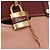 Chloé Chloe Abby Rocky Shoulder Bag Leather Pink Gold Tone Auth BA16799A - Jerrillo - vista 15