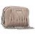 Miu Miu Matelasse Chain Shoulder Bag Leather Beige Silver Auth 207225A - Jerrillo