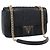 PRADA Gathered Chain Shoulder Bag Leather Black Gold Tone Auth 210874V - Jerrillo