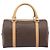 Céline CELINE Macadam Canvas Hand Bag PVC Leather Brown Gold Auth yk21046V - Jerrillo - vista 3