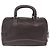 PRADA Mini Boston Bag Boston Bag Leather 2way Brown Silver B11075 Auth am12907A - Jerrillo