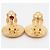 Chanel Vintage Round Clip-On Metal - vista 2