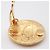 Chanel Vintage Round Clip-On Metal - vista 7