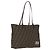 FENDI Zucca Canvas Tote Bag Brown Silver Auth 209368 - Jerrillo