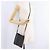 Hermès HERMES Her Line Pochette Shoulder Bag Canvas Gray Auth 210653A - Jerrillo - vista 18