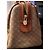 Céline Celine Borsa Boston Macadam in Tela Monogramma e Pelle Marrone - vista 3