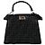 Fendi Peekaboo ISeeU Petite nera con cristalli