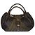 Fendi Spy borsa in tessuto FF e pelle marrone