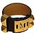 Hermès Collier de Chien bracciale in pelle nera