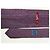 Hermès bordeaux silk tie geometric pattern - view 3