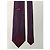 Hermès bordeaux silk tie geometric pattern - view 5