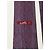 Hermès bordeaux silk tie geometric pattern - view 6