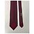 Hermès Seidengravatte bordeaux - Ansicht 8