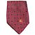Burberry cravatta in seta rossa