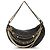 Borsa Crescent Chanel in pelle matelassé nera e perle