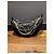 Borsa Crescent Chanel in pelle matelassé nera e perle - vista 2