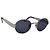 Chanel Occhiali da sole con lenti blu Silver Logo 06933