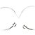 Christian Dior Orecchini a cerchio logo cristalli - vista 4