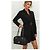 Timeless Borsa Chanel Classic Kisslock Pelle d'Agnello Nera - vista 3