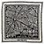 Foulard Christian Dior Paris nero