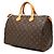 Borsa Boston Louis Vuitton Monogram Speedy 35 Marrone - vista 2