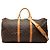 Borsa da viaggio Louis Vuitton Monogram Keepall Bandouliere 50 Marrone