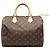 Borsa Boston Louis Vuitton Monogram Speedy 30 Marrone