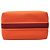Borsa Vanity Case Hermès Large Toile Bride A Brac Arancione - vista 3