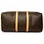 Borsa da viaggio Louis Vuitton Monogram Keepall 50 Marrone - vista 3