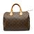 Borsa Boston Louis Vuitton Monogram Speedy 30 Marrone
