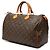 Borsa Boston Louis Vuitton Monogram Speedy 35 Marrone - vista 2